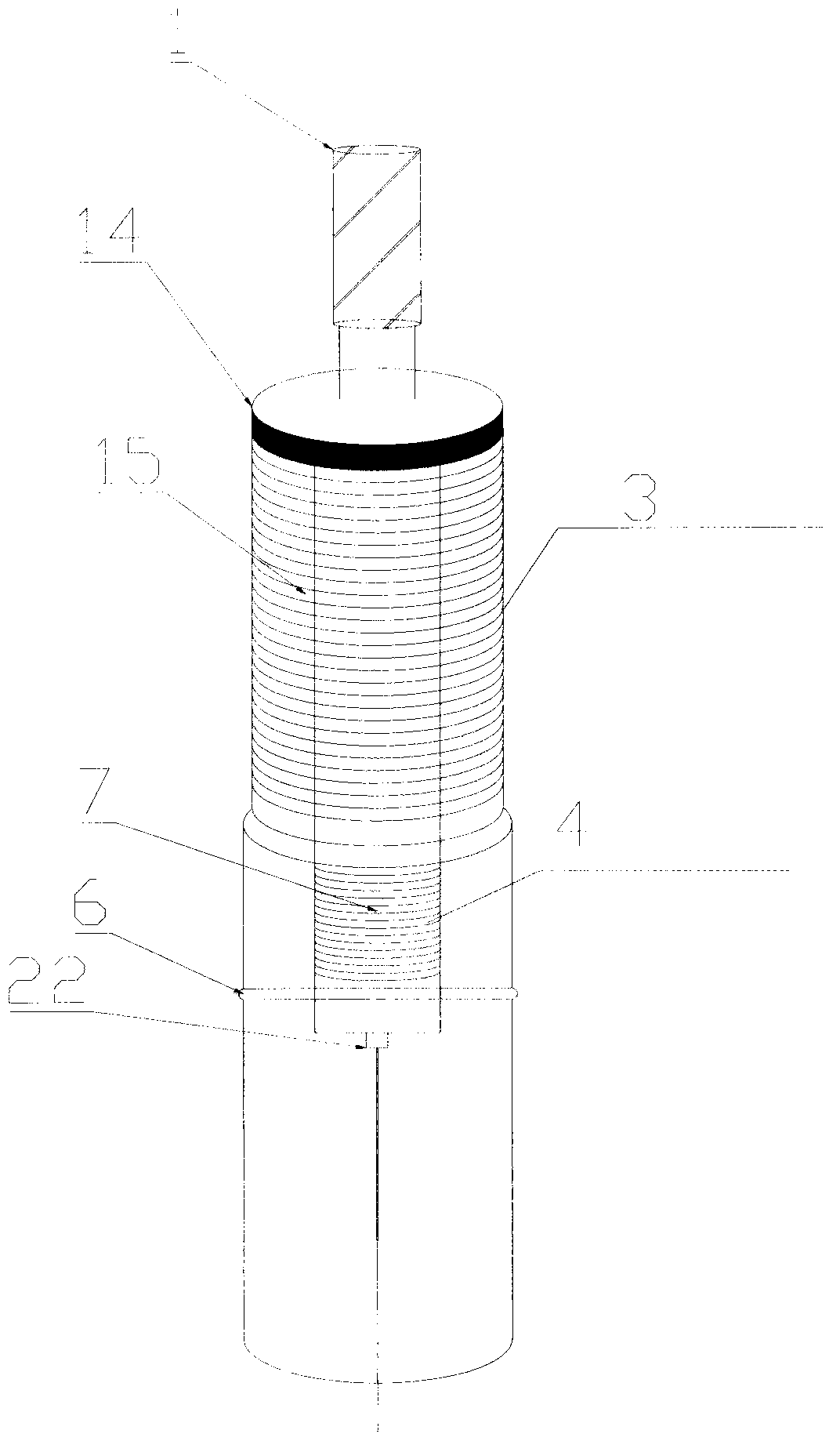 Continuous automatic acupuncture needle inserting device