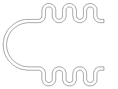 Process for bending U-shaped furnace tubes by aid of fixture position sensors and heating U-shaped furnace tubes by aid of heating fluid