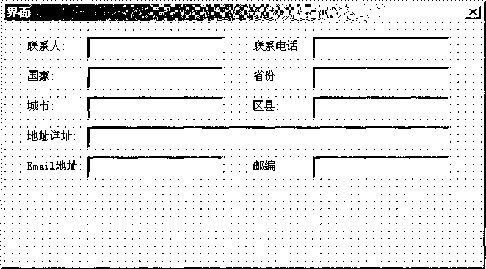 Method and apparatus for regulating interface layout