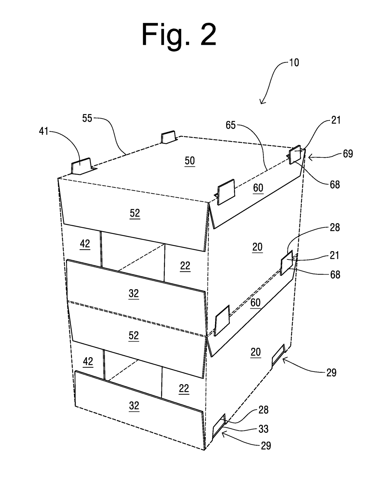 Wraparound Shipping Box Blank with System and Method of Forming Blank into a Shipping Case