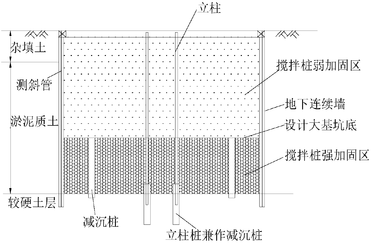 Construction method for jointly building underground fast road and rail traffic interval under urban main road