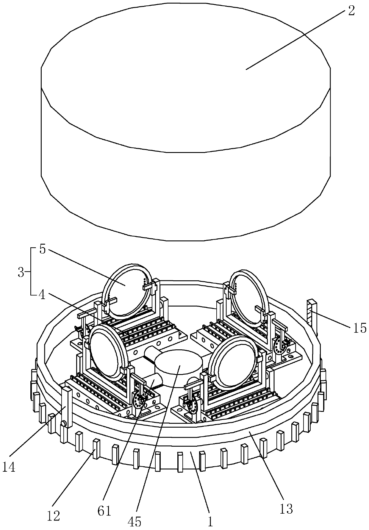 High-heat-dissipation modular LED lamp