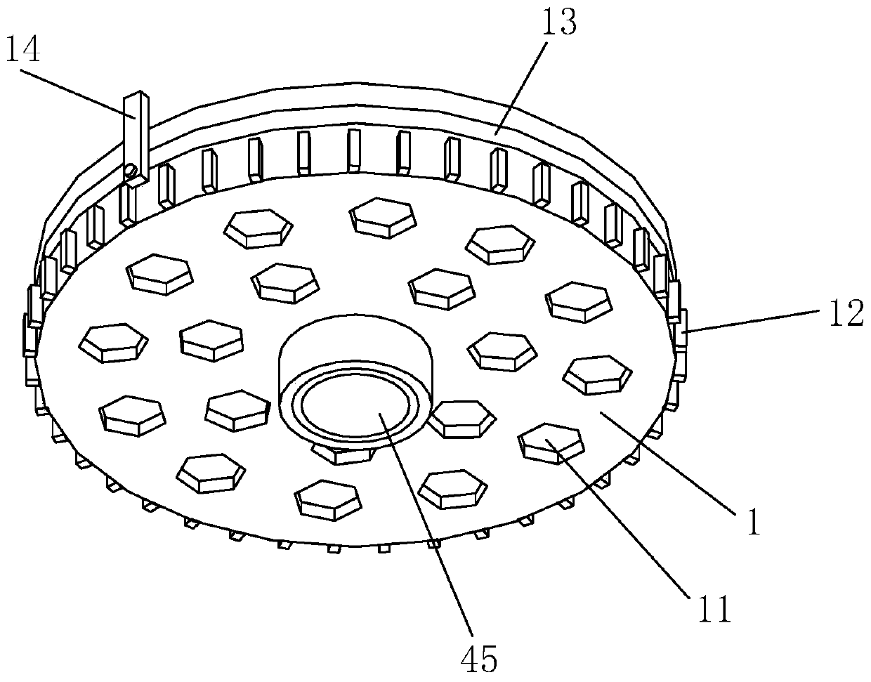 High-heat-dissipation modular LED lamp