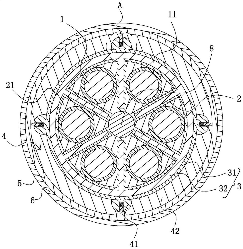 High-temperature-resistant and tear-resistant cable