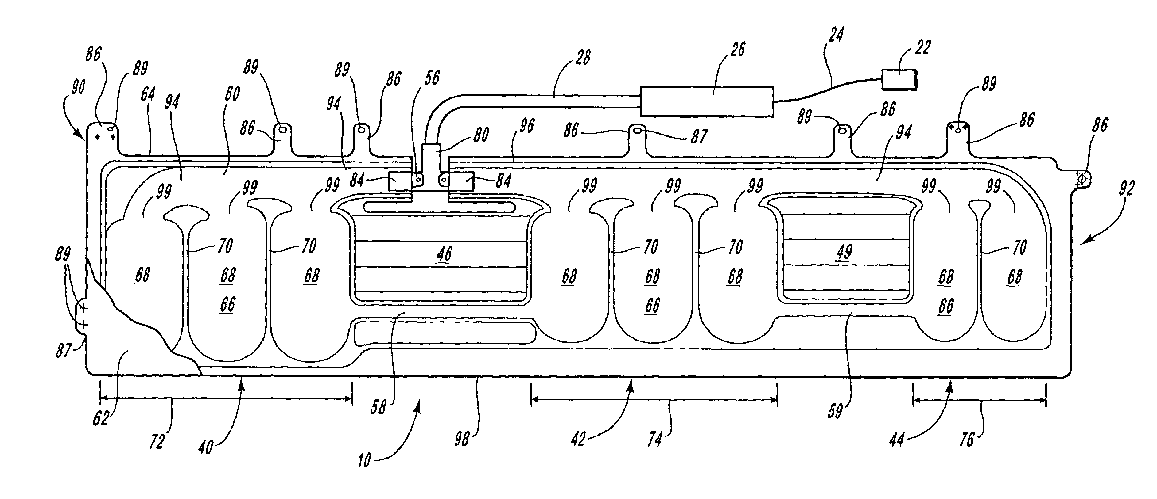 Pressure equalizing curtain airbag