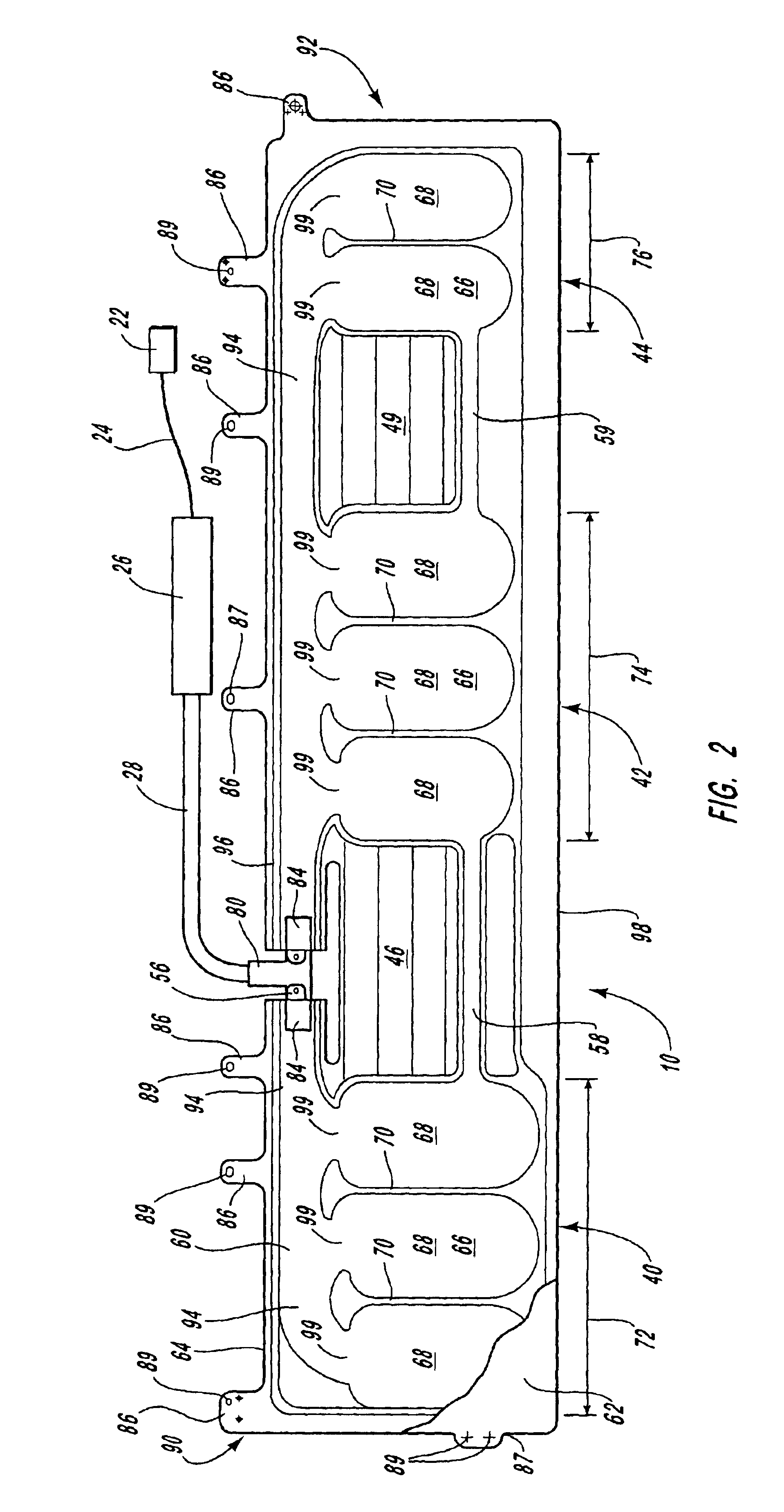 Pressure equalizing curtain airbag