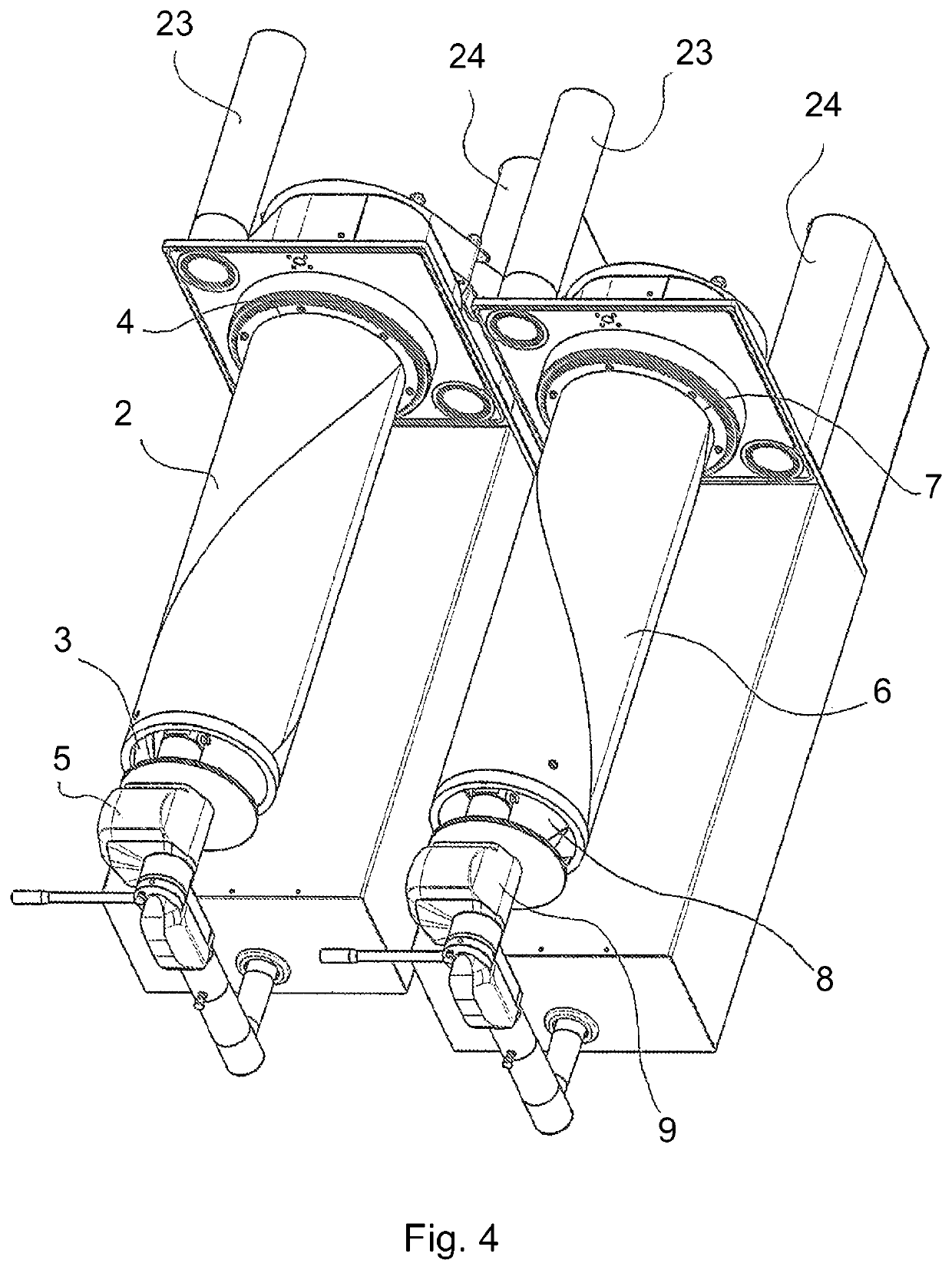 Method for coating bulk material