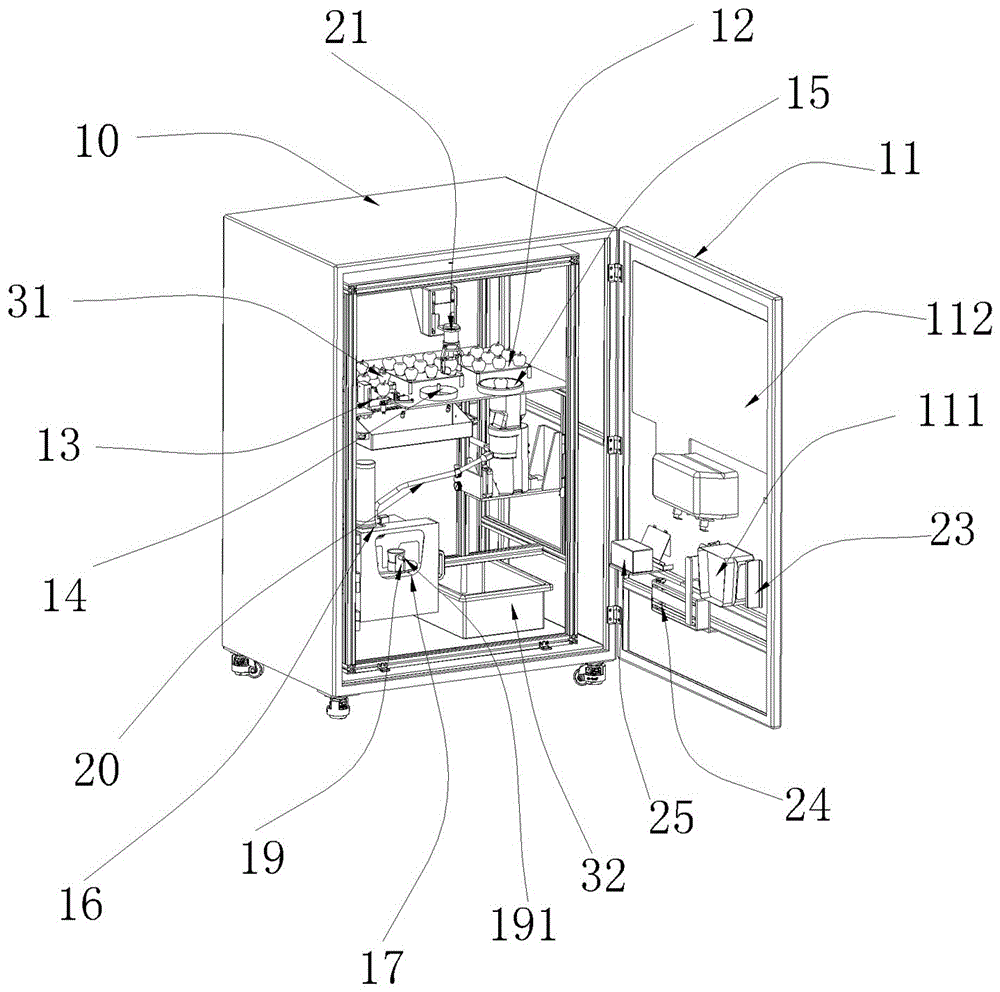 Automatic juicing and taking equipment of beverage dispenser and method thereof