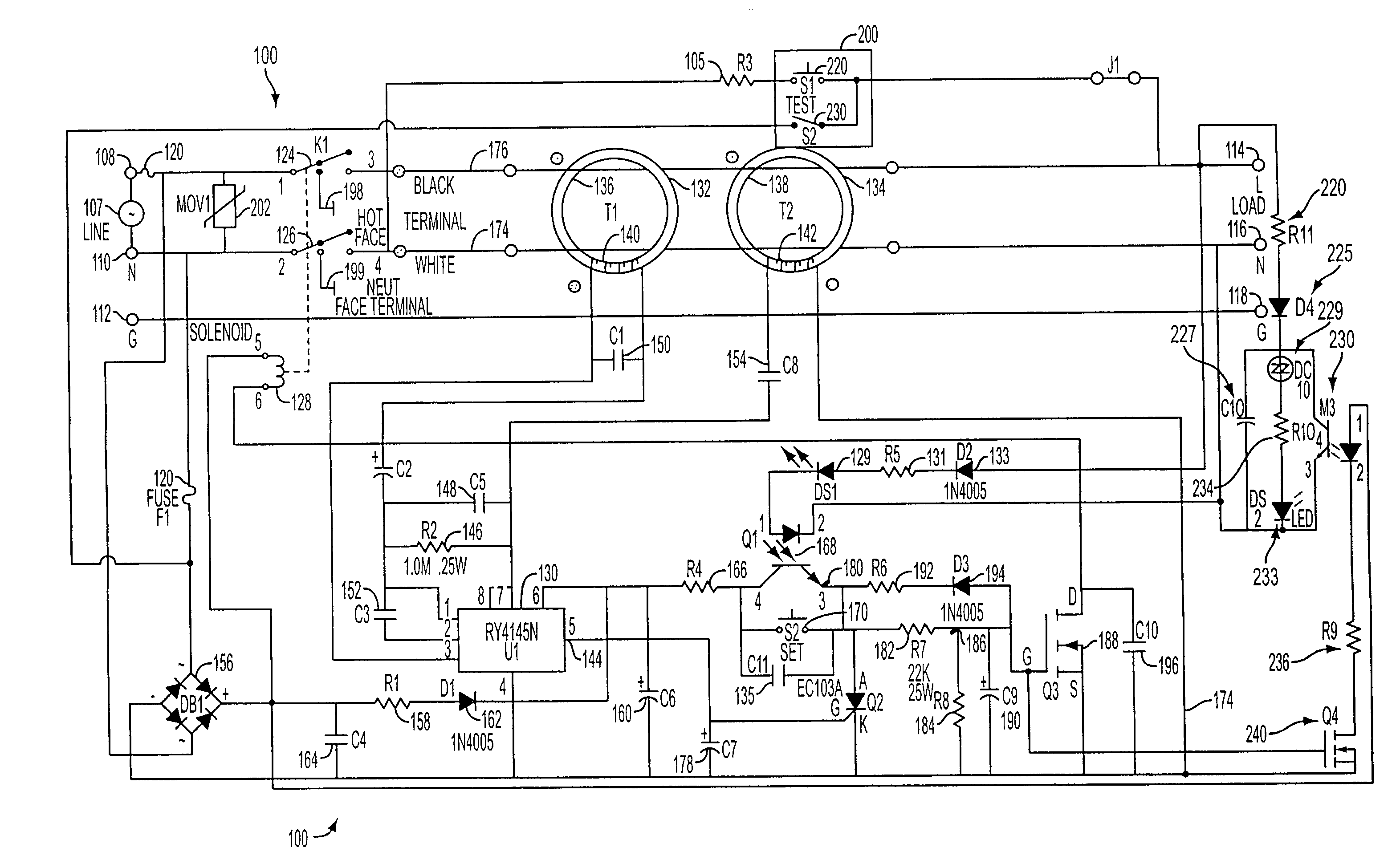 Ground fault circuit interrupter (GFCI) end-of-life (EOL) status indicator