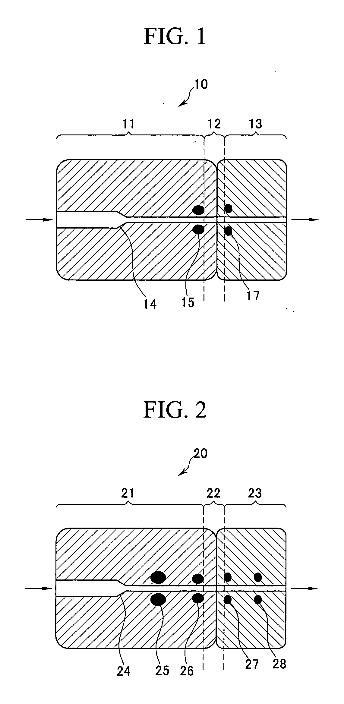 Microcellular foam of thermoplastic resin prepared with die having improved cooling property and method for preparing the same