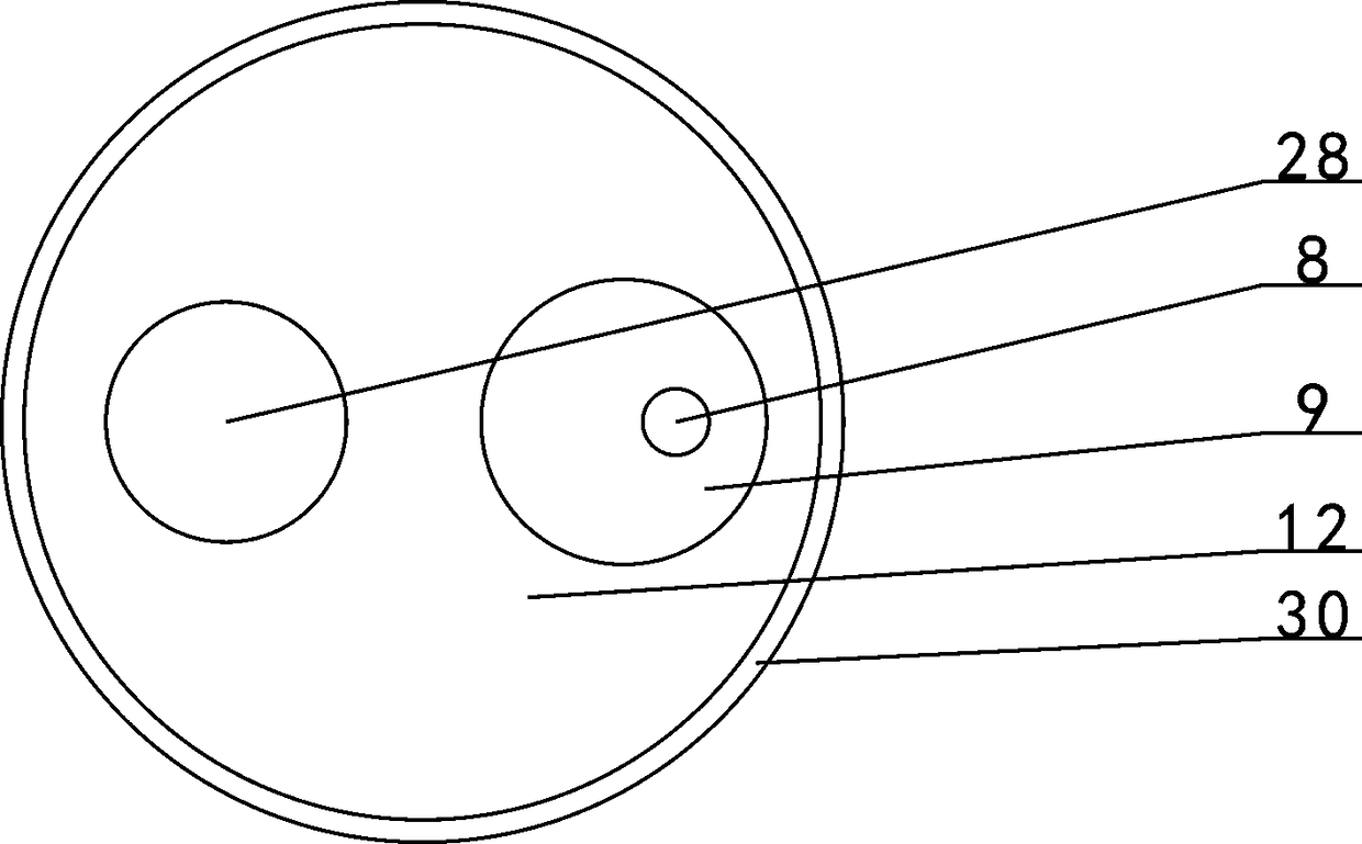 Small packaging barrel with volatilization preventing and sealed pouring structure