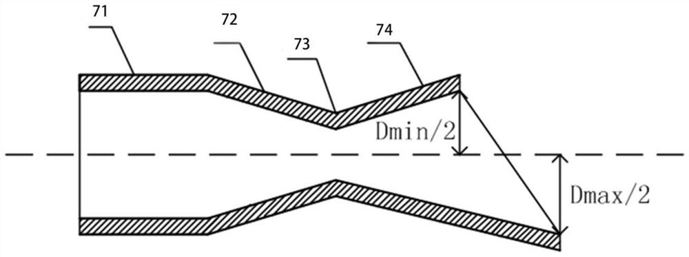 Air blowing rain removal system based on supersonic flow injection effect