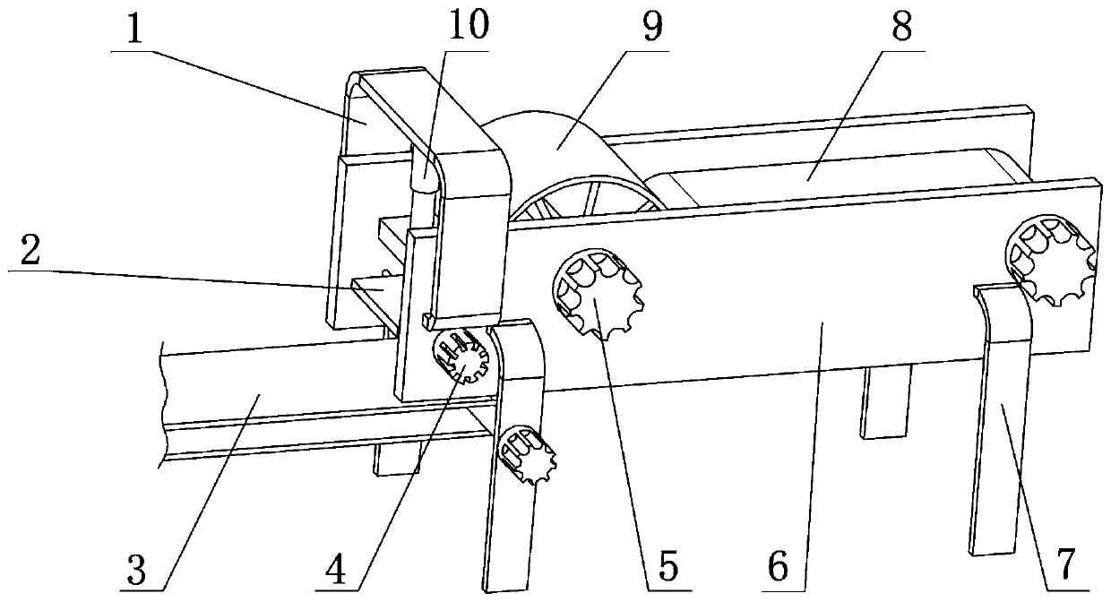 Sealing performance detection device for potato food production