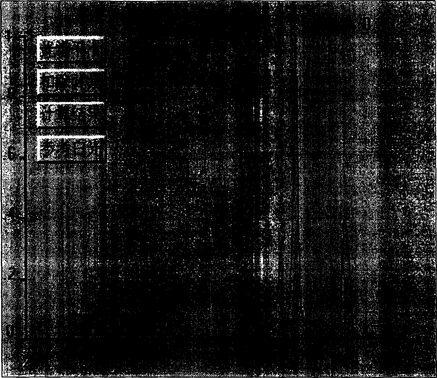 Method for preparing efficient red small-particle fluorescent powder