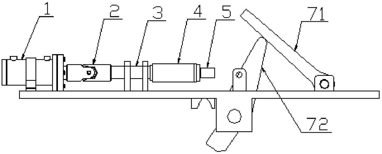 Device for hanging and discarding heavy object in deep sea