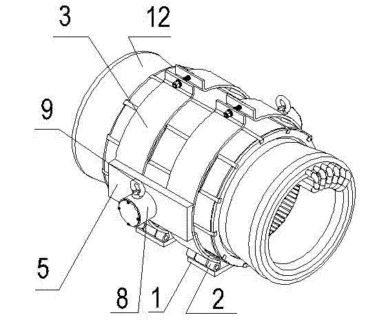 Lifting appliance for turning cylindrical objects