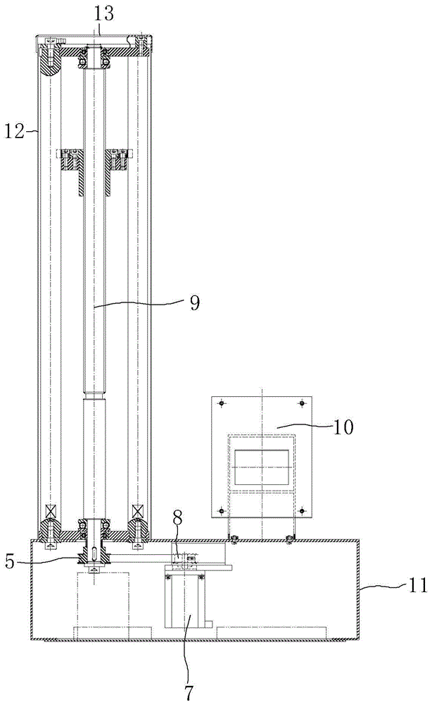 Puncture testing device for packaging material for edge tool