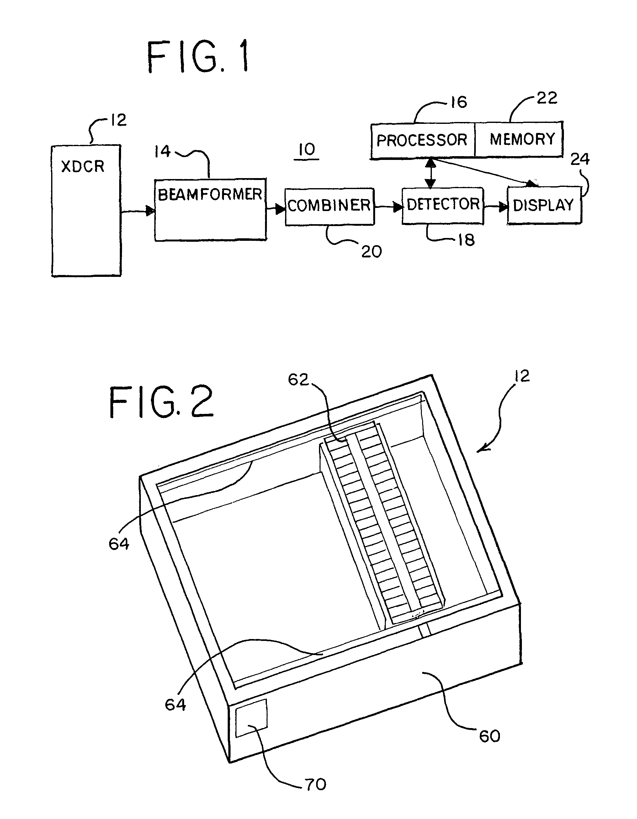 Volume mechanical transducer for medical diagnostic ultrasound