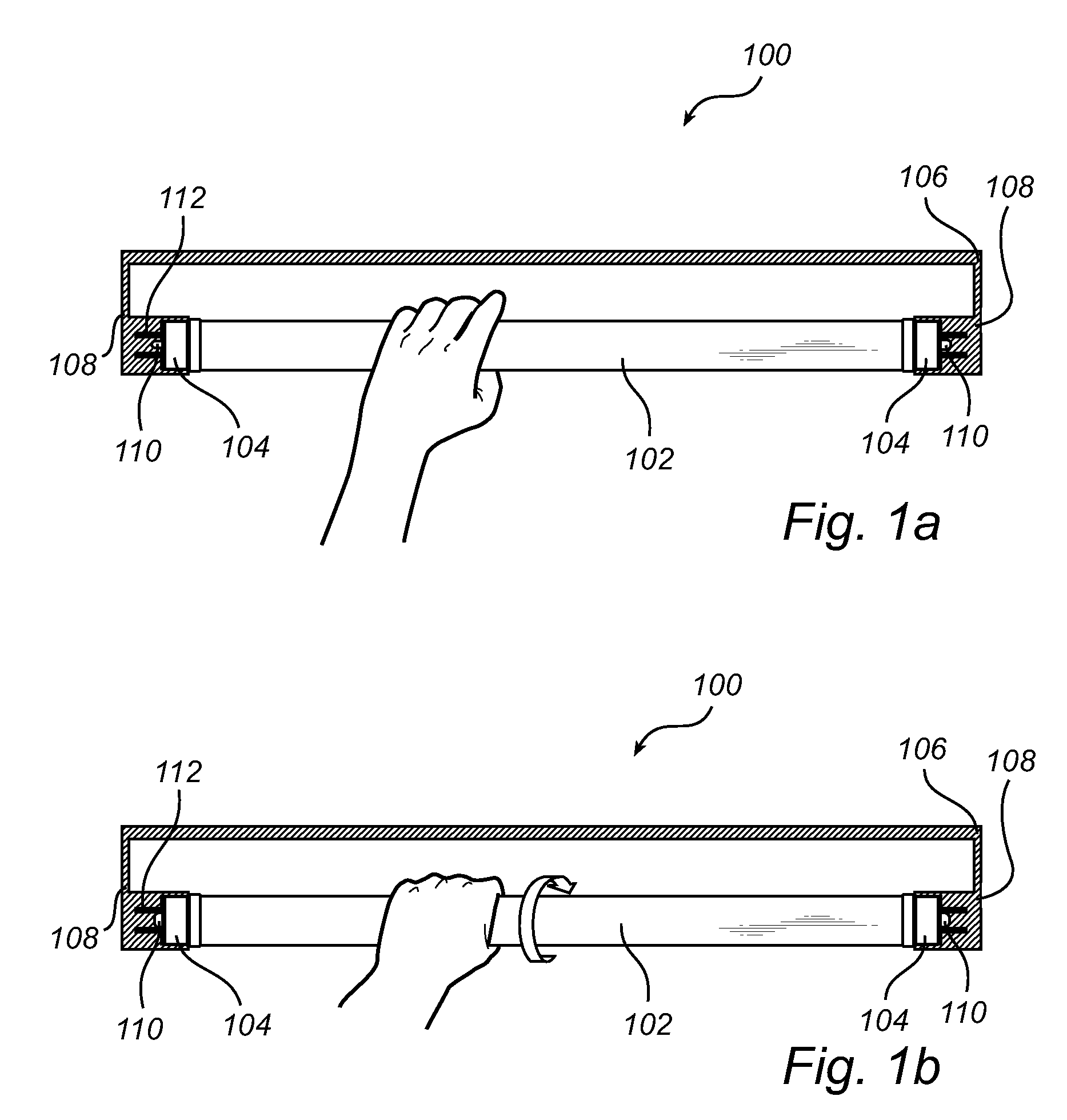 End cap for a tubular light source