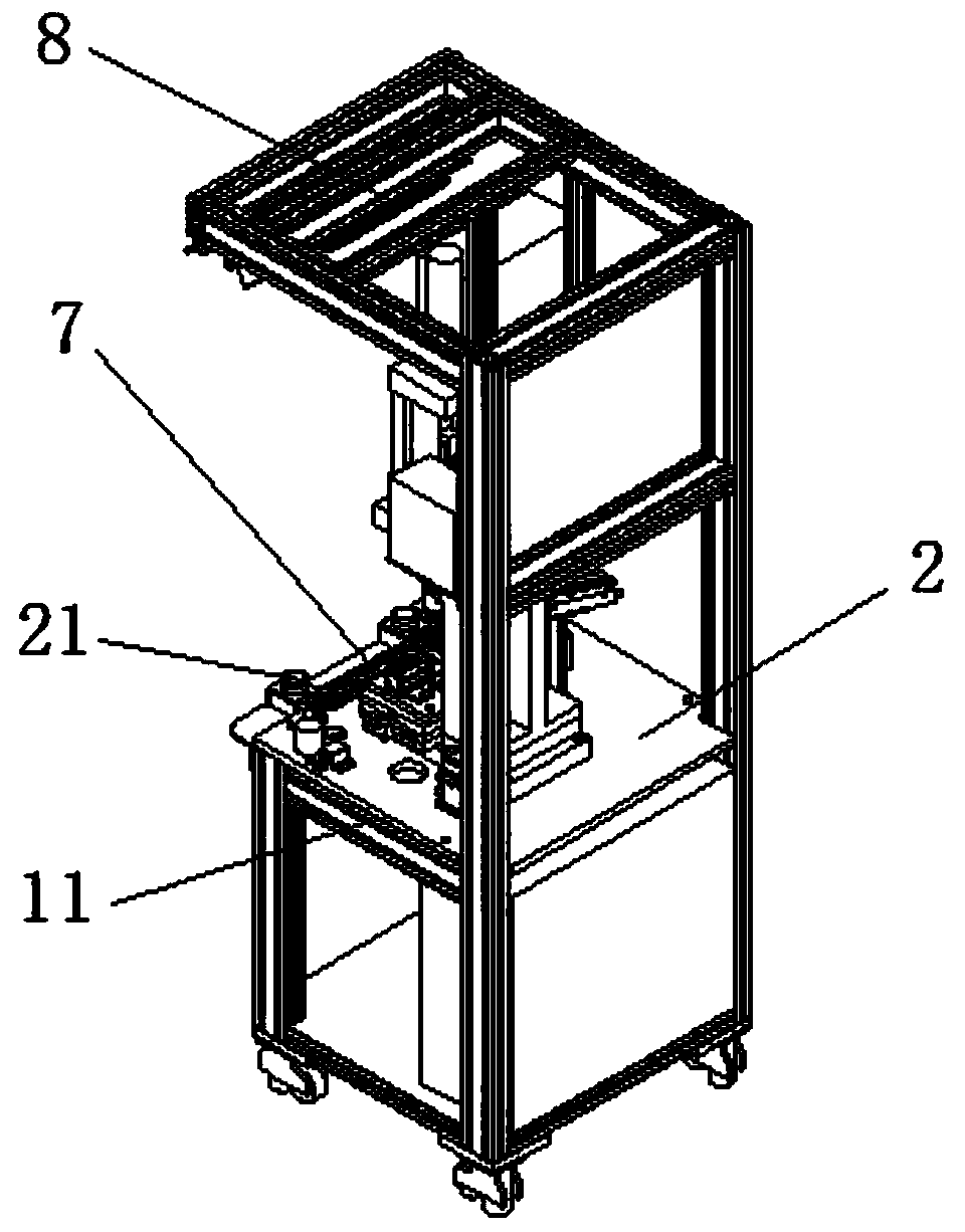 Single-station pipe joint press-in machine