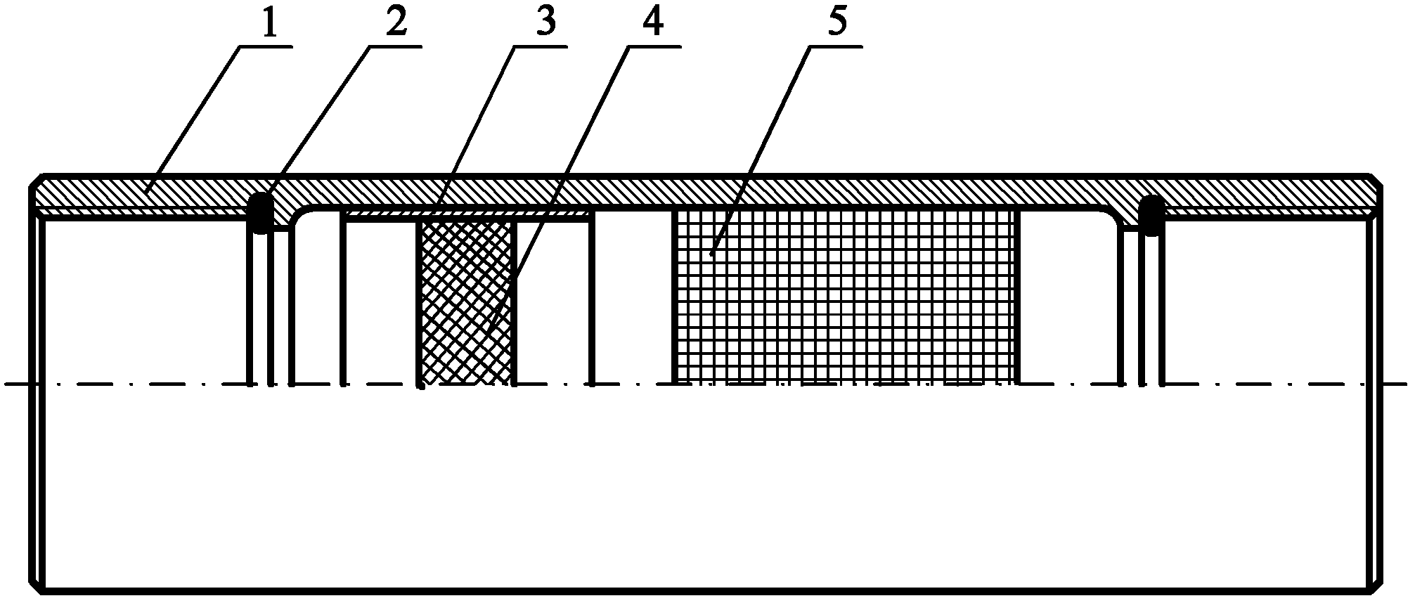 Device for measuring radial pressure of underground sucker rod