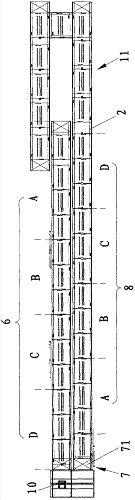 Lamp aging test line