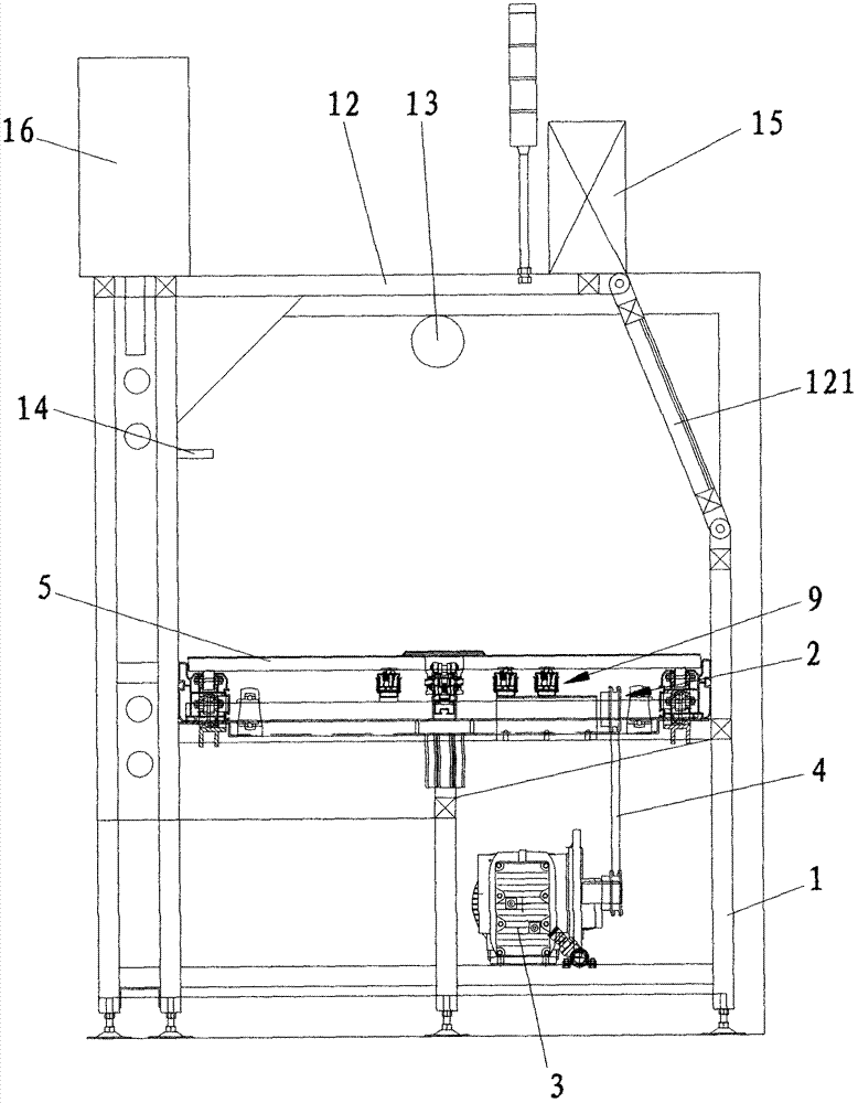 Lamp aging test line