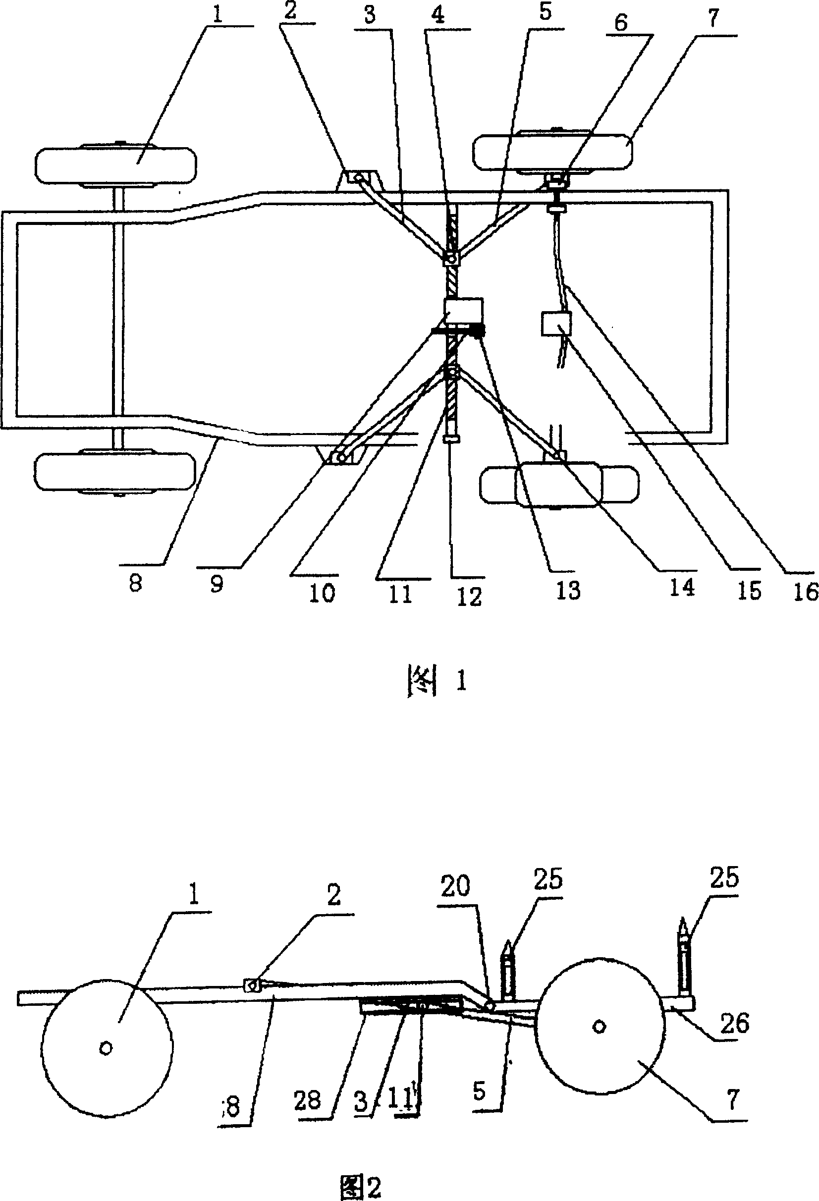 Axle-distance adjustable automobiles