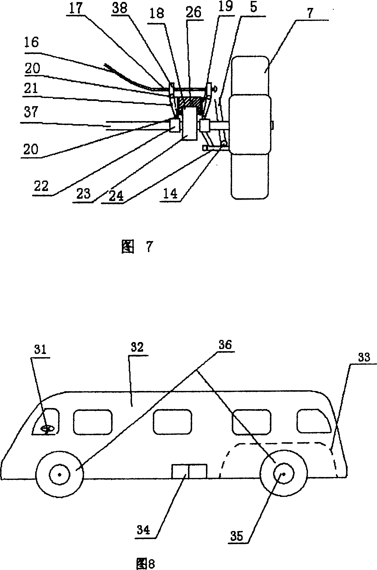 Axle-distance adjustable automobiles