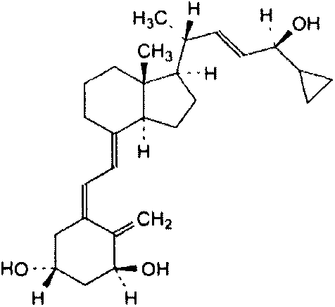 Calcipotriol non-water gel