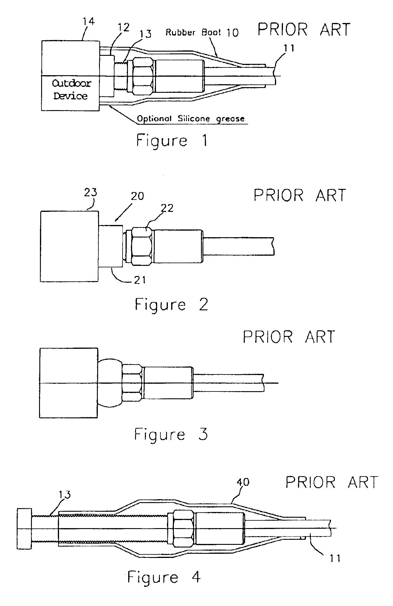 Moisture seal for an F-Type connector