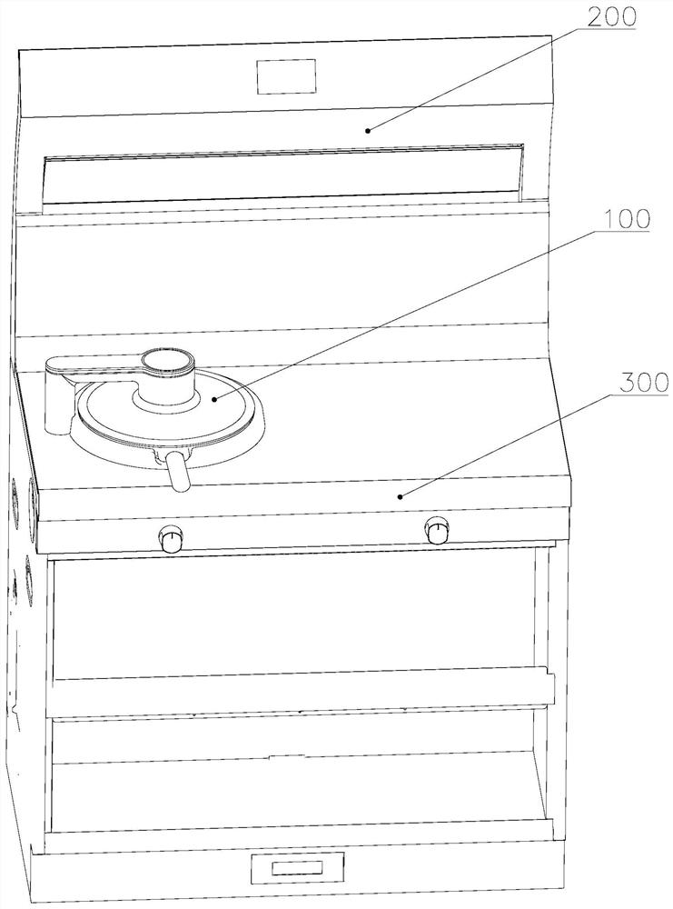 Integrated cooking stove