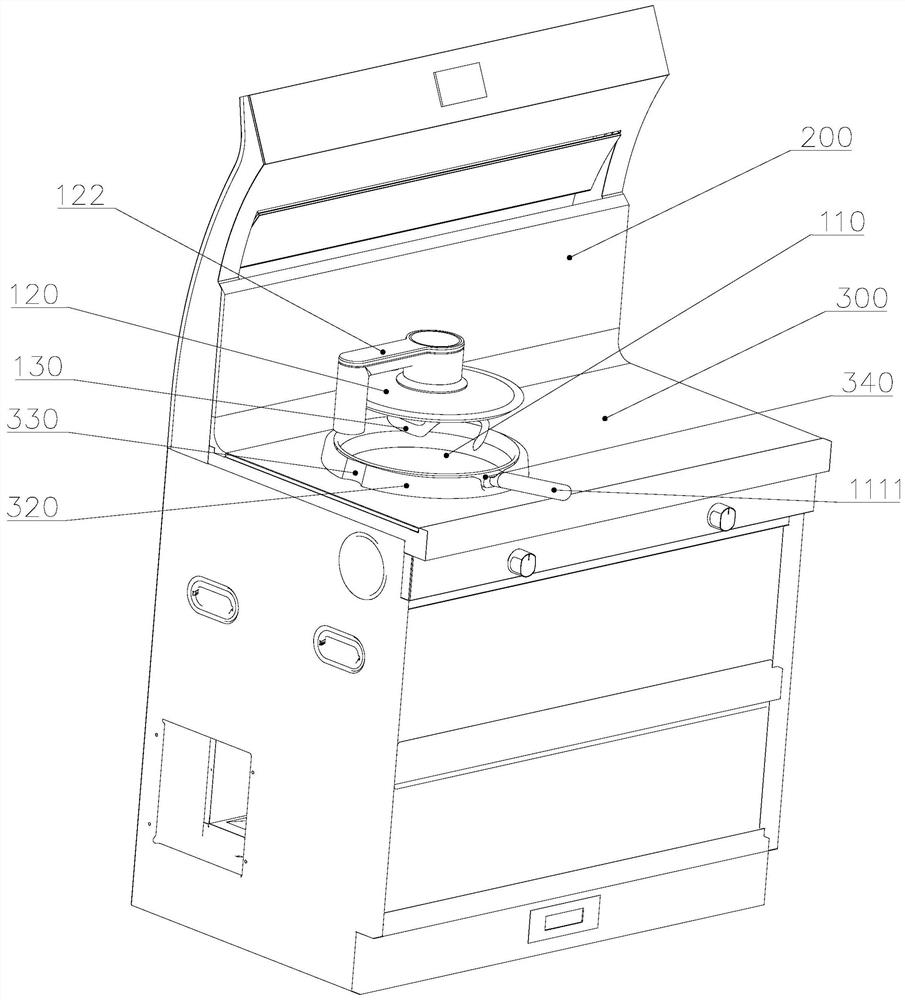 Integrated cooking stove