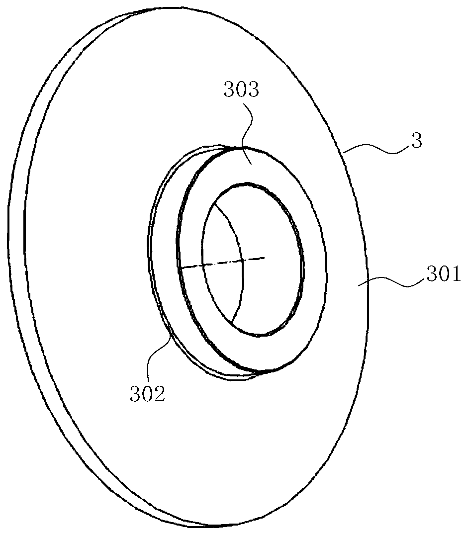 A flexible support structure for a space camera mirror