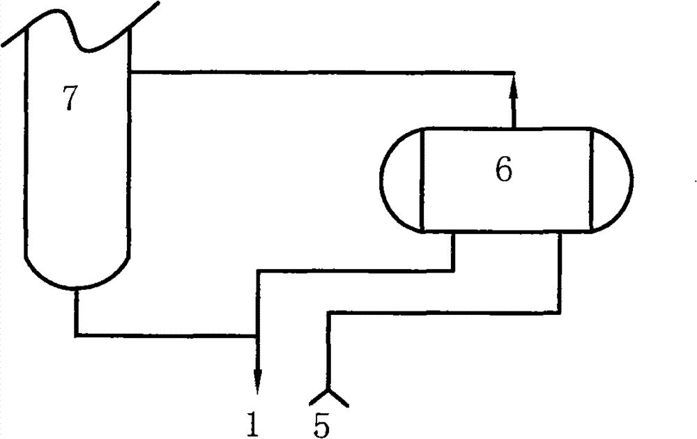 Non-hydrogen dewaxing depressurizing distillation process and device