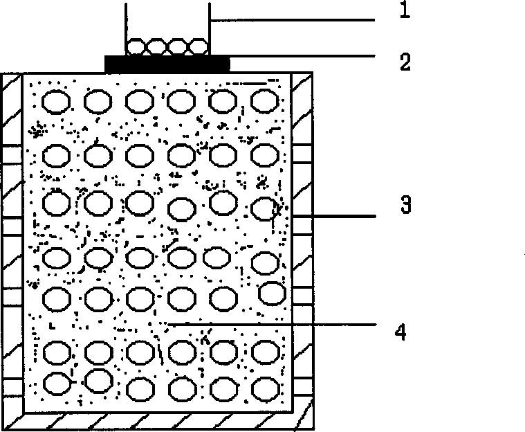 Self-spread high-temp synthesis process for preparing beta-silicon nitride whisker