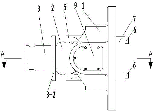 Buffer with dismantling device for railway vehicle