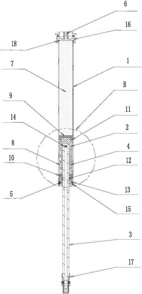 Gas spring improving shock absorbing effect of bicycle front fork