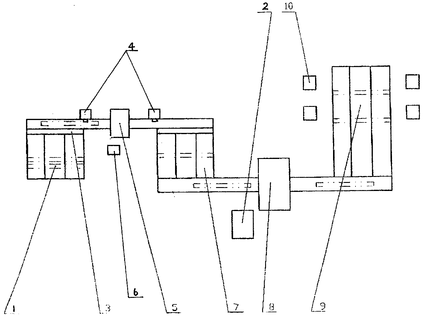 Machining process of hole in longitudinal chassis beam