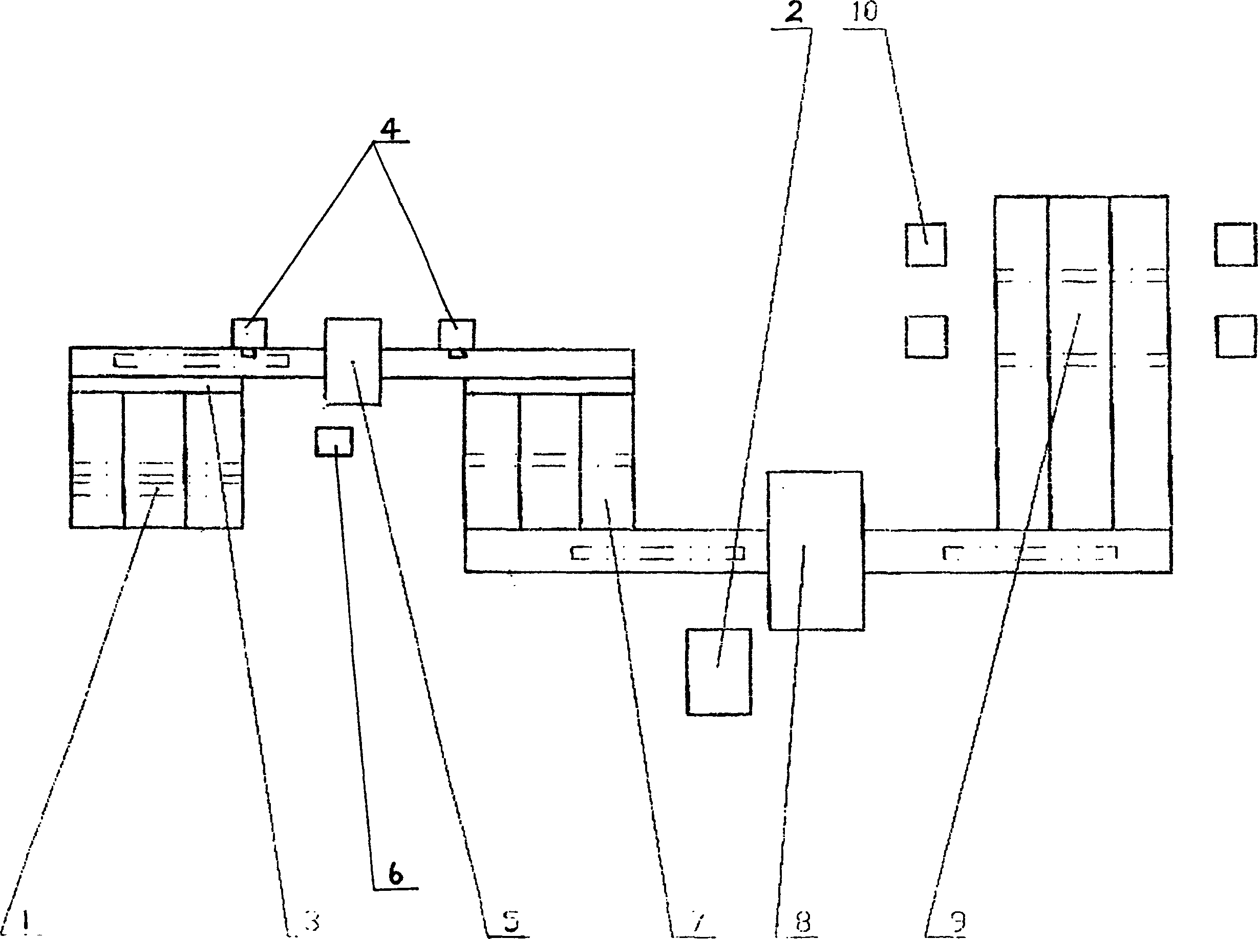 Machining process of hole in longitudinal chassis beam