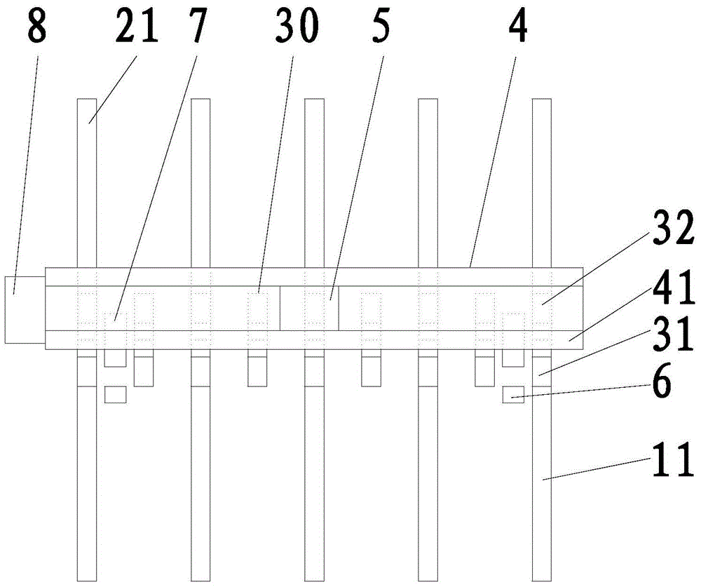 A mobile nozzle type circular tube inkjet coding line