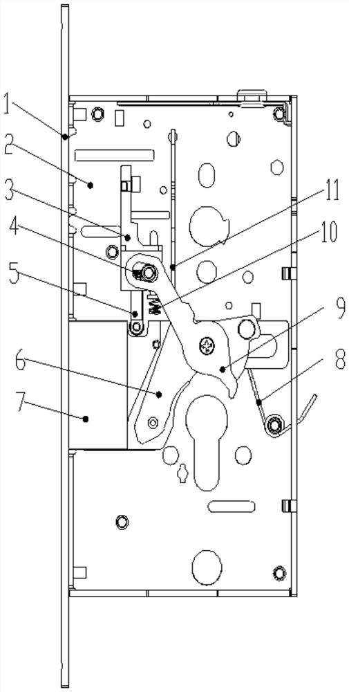 Lock body and main spring bolt locking mechanism thereof