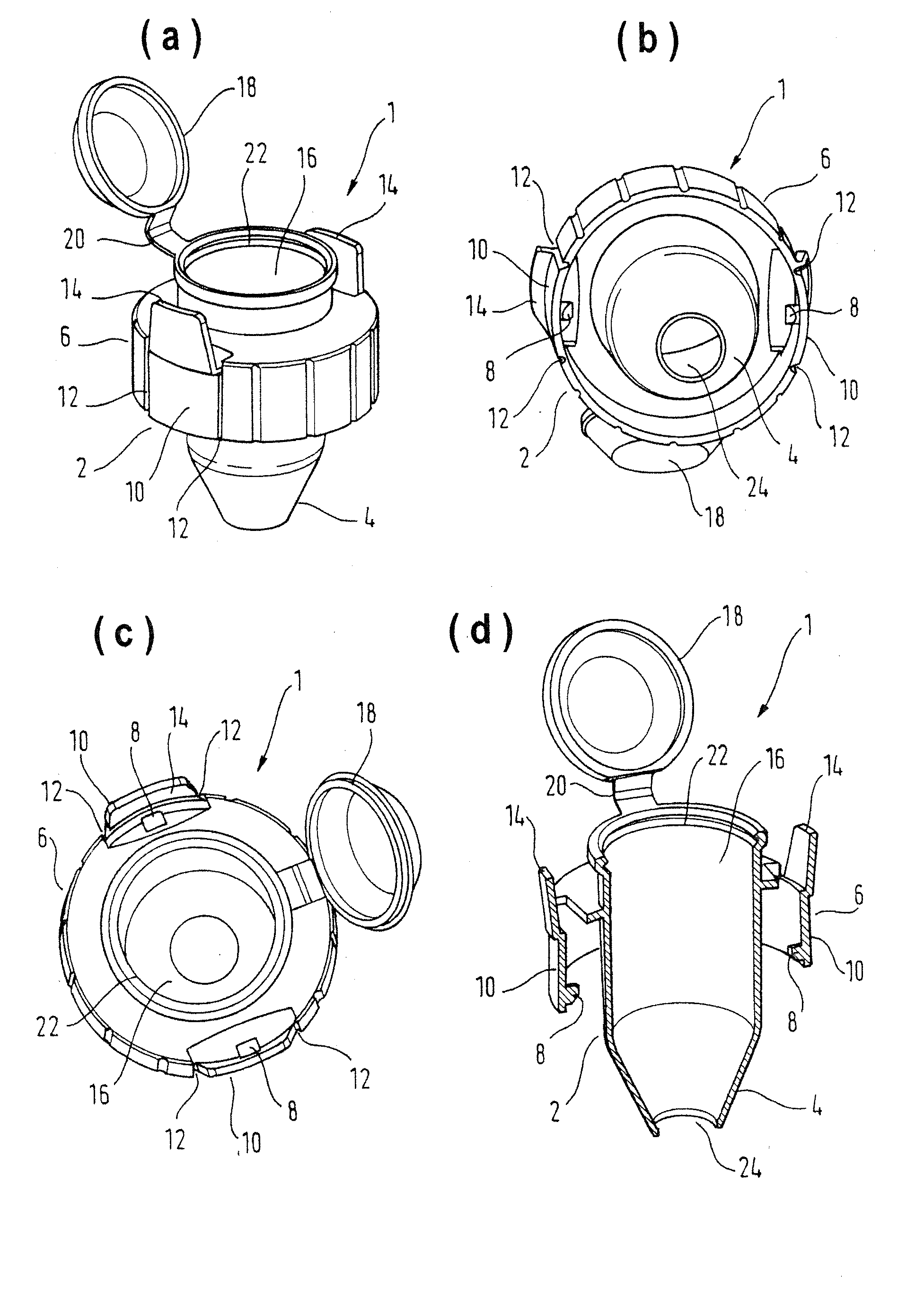 Fluid reservoir for an aerosol generation device, combination of fluid reservoir and primary fluid package, and aerosol generation device for use with the fluid reservoir