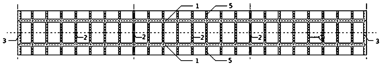 Bearing reaction force detection method for I-shaped steel-concrete composite beam