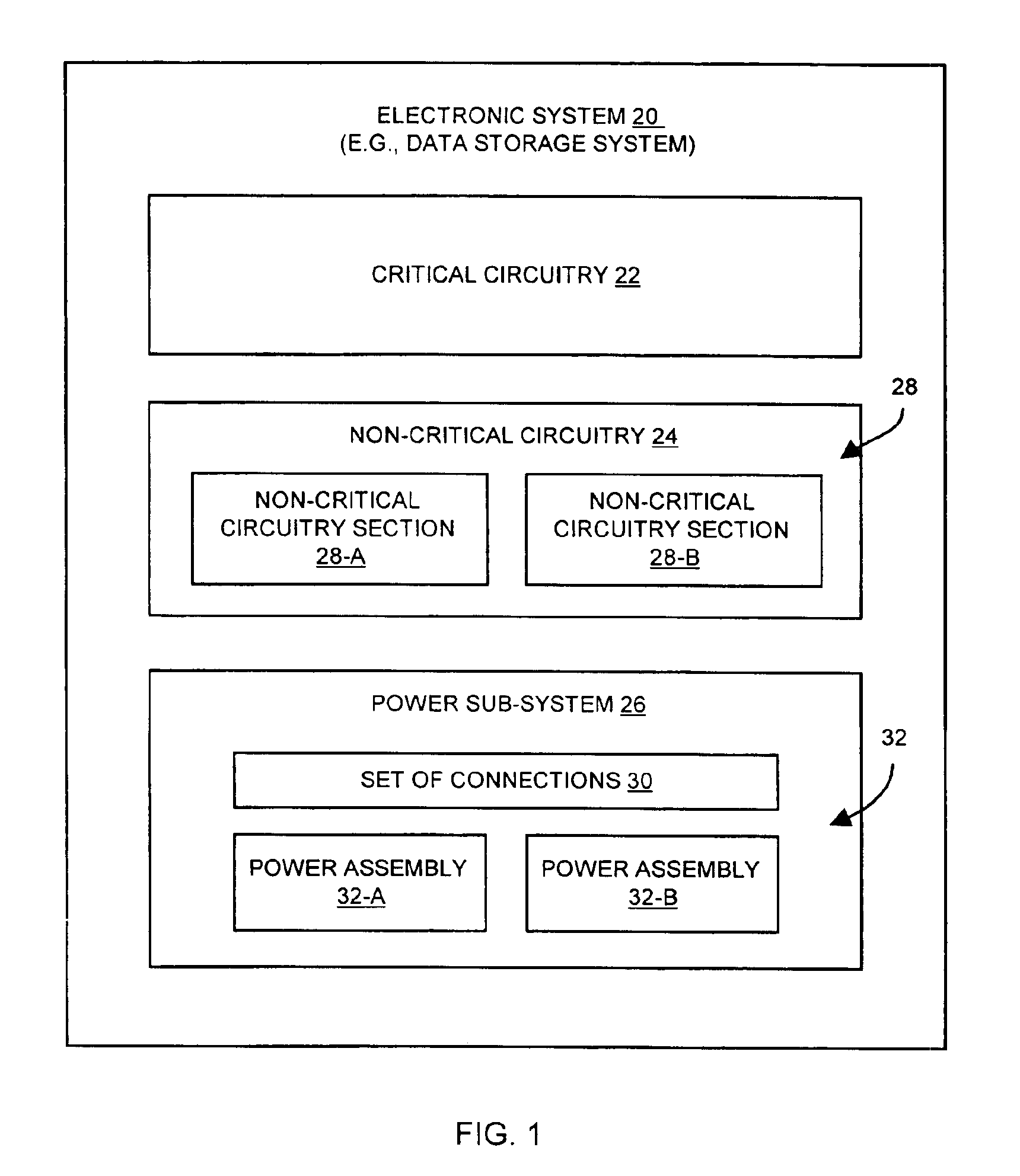 Methods and apparatus for providing power to electronic circuitry