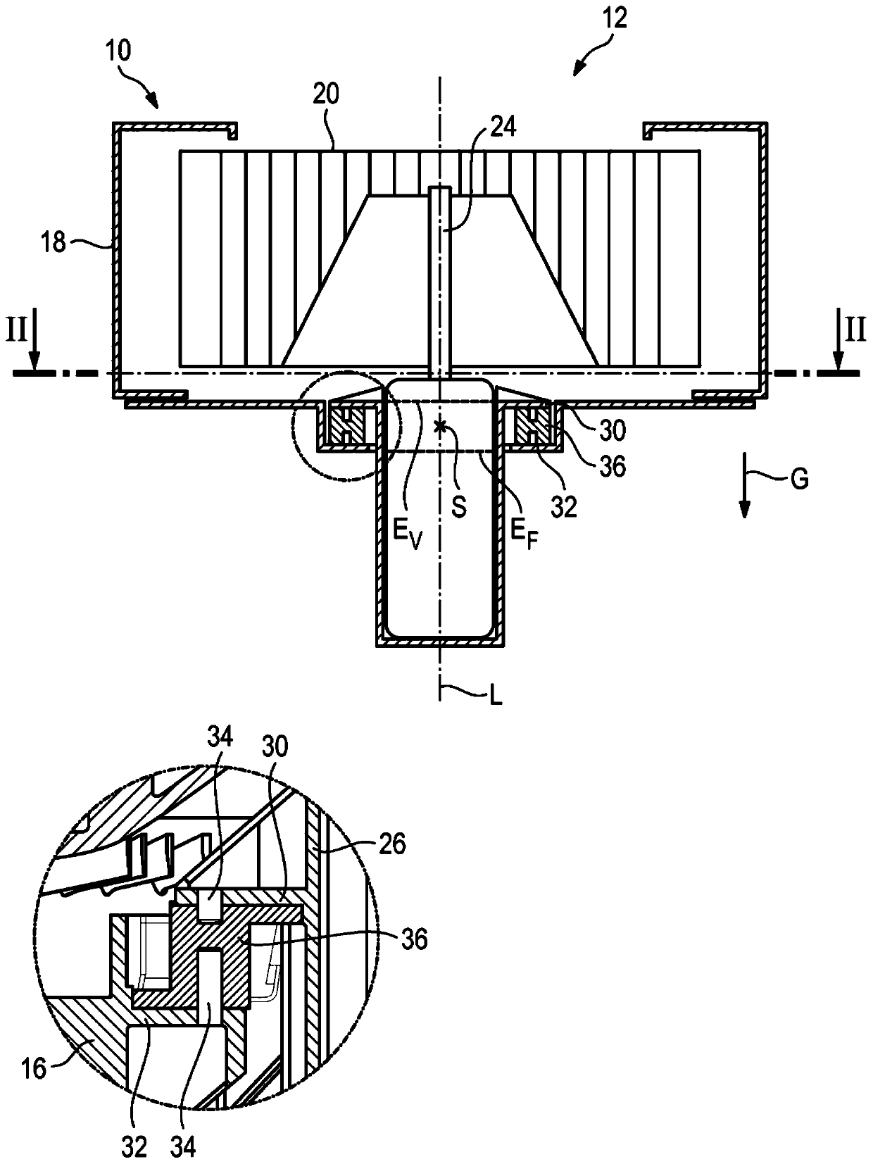 Motor carrier for electric motors, especially fans of vehicle air conditioning units