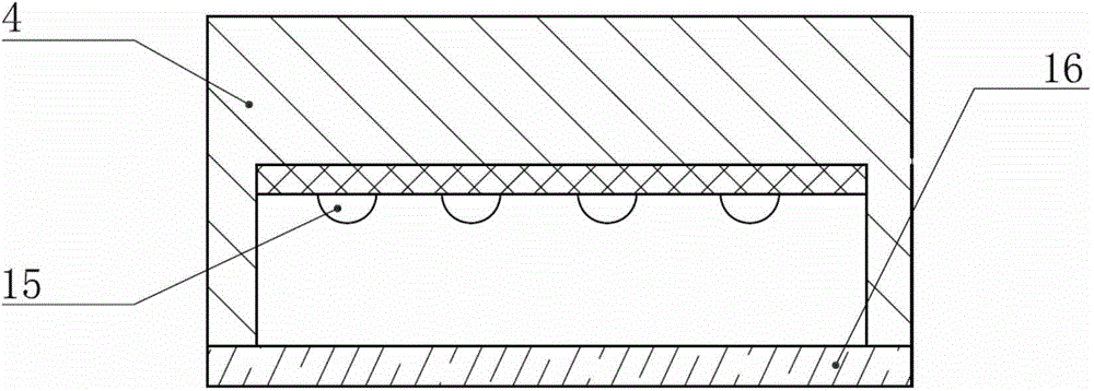 Surface exposure forming device of high viscosity material