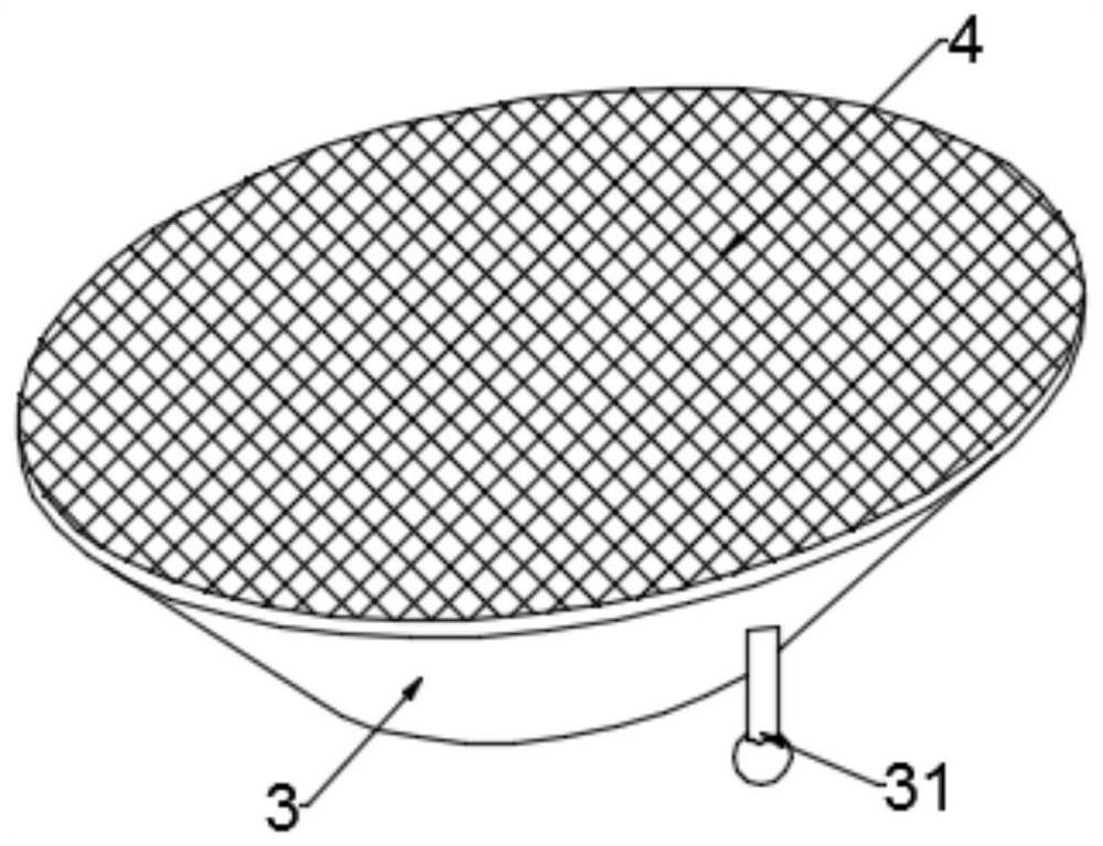 Fruit juice production filtering device with filter screen convenient to replace