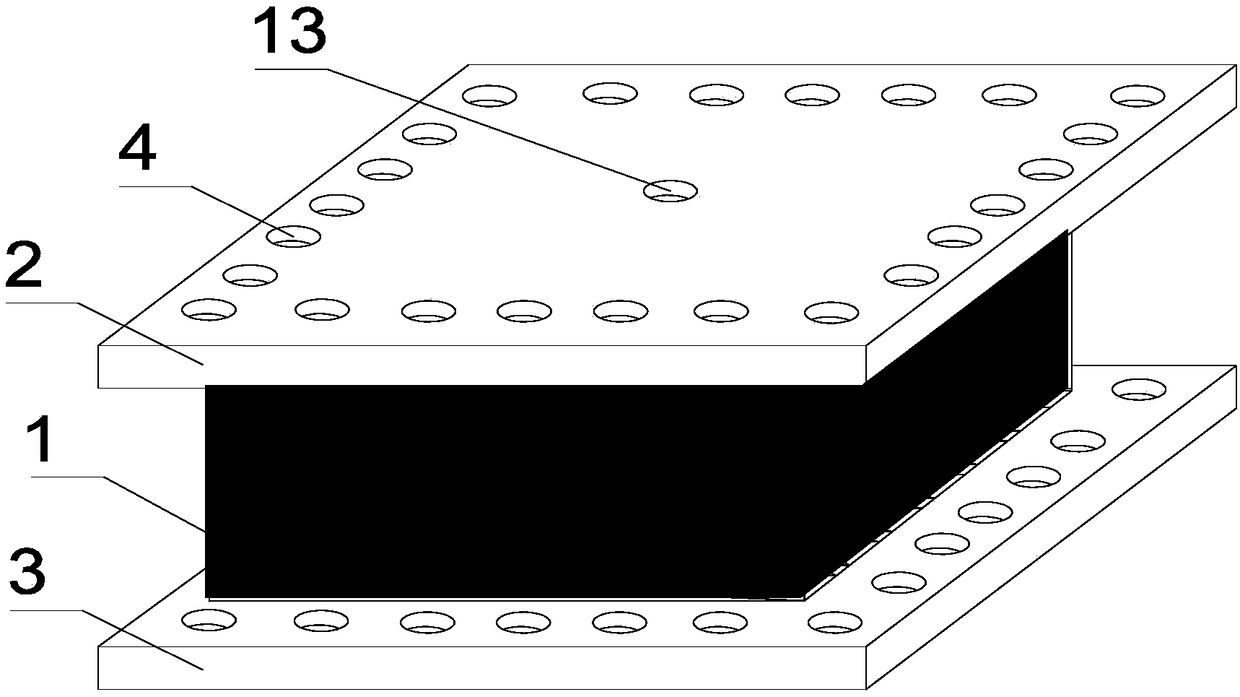 Granular multi-stage-multi-directional energy consumption vibration reduction support seat