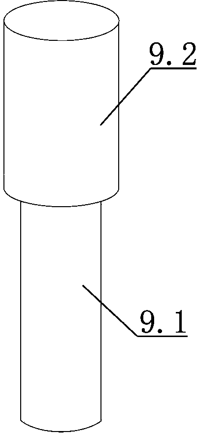 Detachable fixing part of elevator protective door and manufacturing method of detachable fixing part